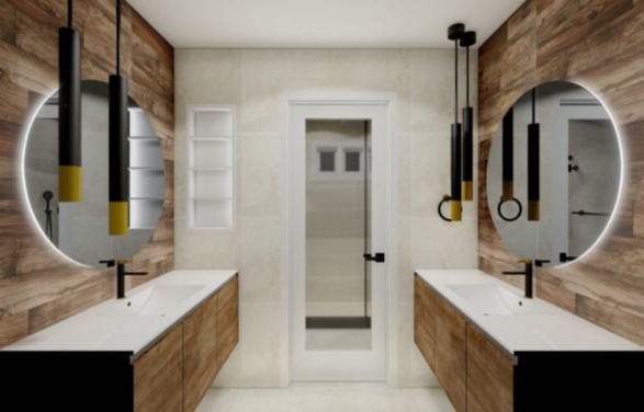 Sandy Jazmin Interior _ Sharing Bathroom _ Design Colorado_Greenwood Village